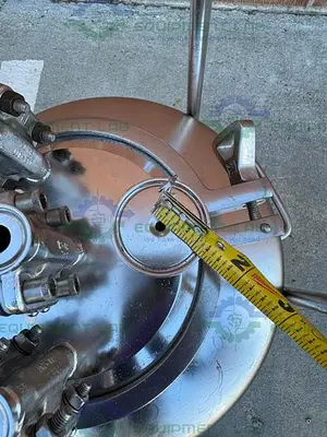 USED ALLOY PRODUCTS 10 LITER STAINLESS STEEL PROCESS / PRESSURE VESSEL 40 PSI