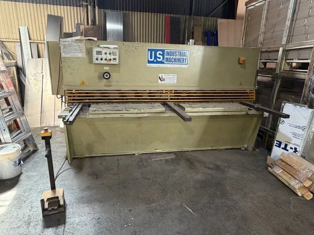Used 2008 U.S. INDUSTRIAL US 825 Power Squaring Shears (Inch) California US | Wheeler Machinery Sales #1341346