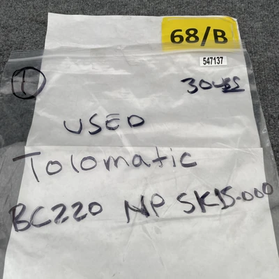 Used Tolomatic BC220 NP SK15.000 Pneumatic Cylinders California US | Davliegogo LLC #1705688