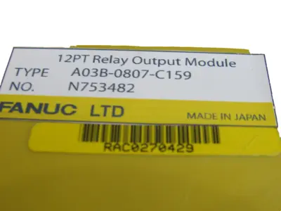 NEW FANUC A03B-0807-C159 12PT RELAY OUTPUT MODULE A0A12F A03B0819C159