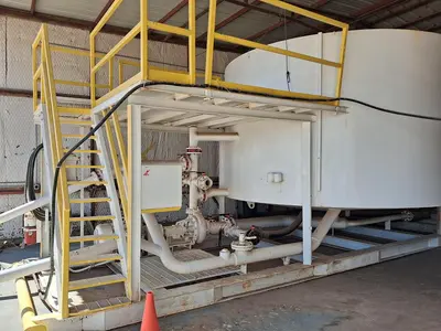 Turnkey 600BBL Blending System — Skid Mounted, Multi-tank Setup, Professionally Built, Used - Sold As-is