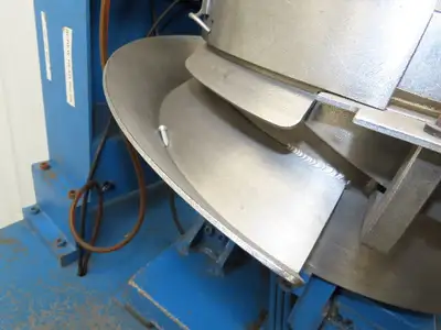 Mid West Vibratory Screw Feeder Bowl 15" Hopper 24x24" Hopper Foot Pedal Control