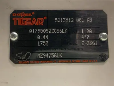 New | in-Stock DODGE Q175B050Z056LK Speed Reducers | Surplus Asset Holdings #1205405