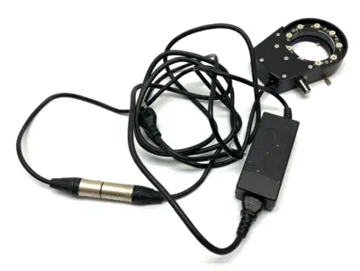 USED O.C. WHITE MICRO-LITE ULTRAVIOLET LED RING ILLUMINATOR