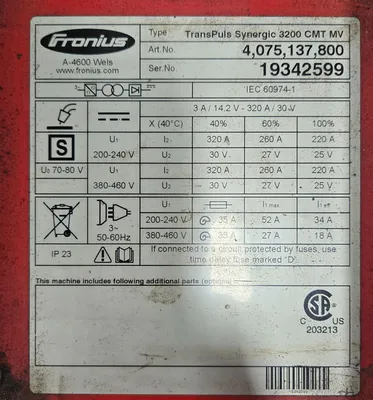 USED FRONIUS 4075137800