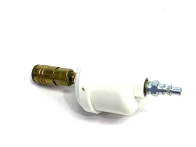 USED EMERSON, NUMATICS DISPOSABLE INLINE FILTER COMPONENT 3.0 MICRON 1/4" NPT