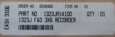 NEW DWYER LOVE CONTROLS S1323JA14100 RECORDER