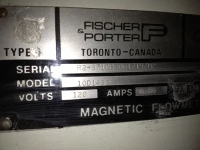 USED Fisher Porter 10D1462