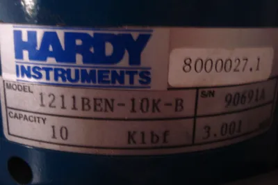 HARDY INSTRUMENTS 1211BEN-10KB