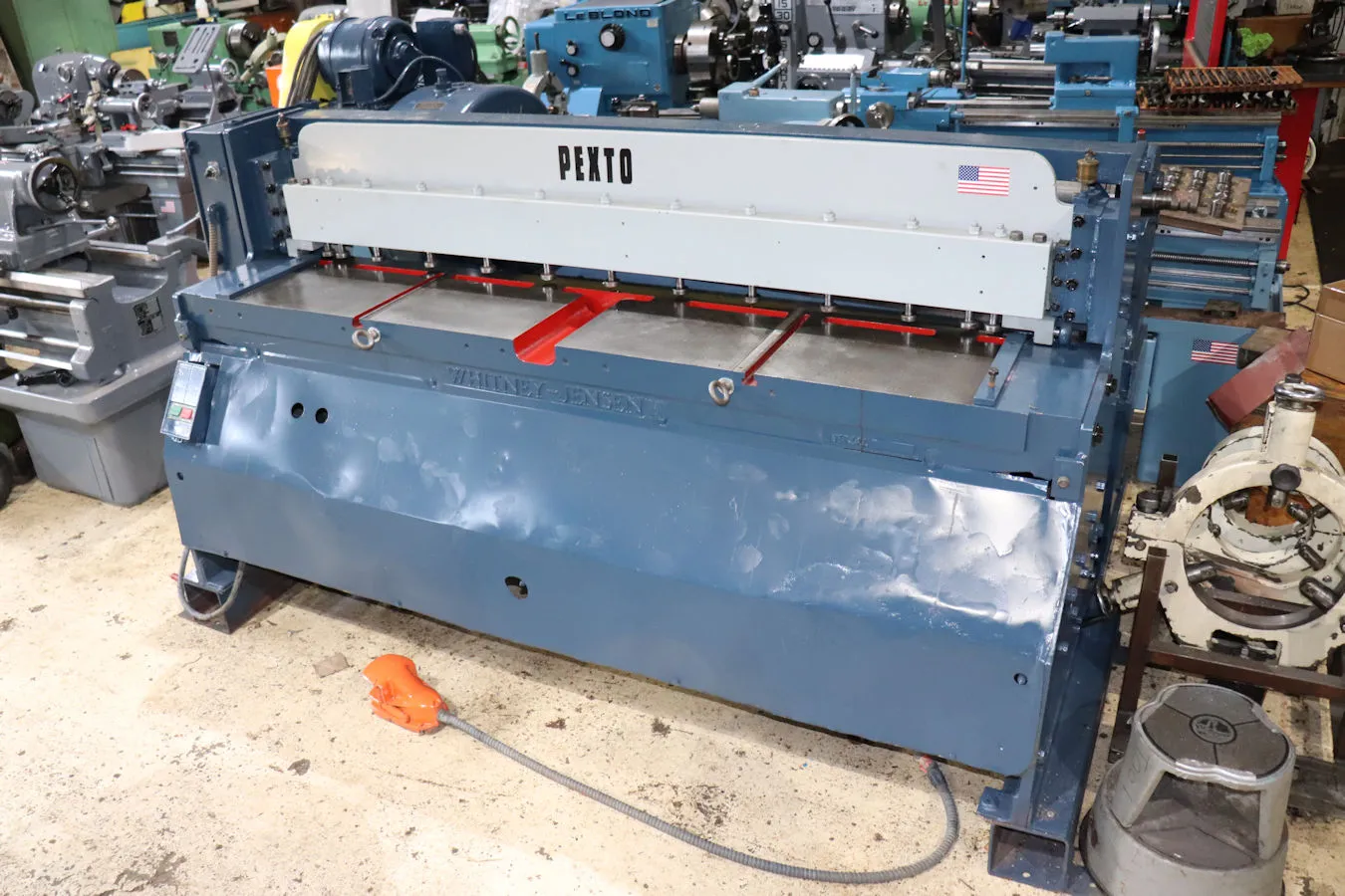 Whitney Jensen Shear - 6' x 1/8" Steel - 1/4" Aluminum