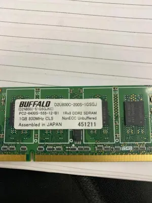 Buffalo Select 1GB 800MHz PC2-6400S Desktop Memory / D2n800C-S1GSGJKC