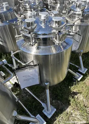 Used Vertical 316L Stainless Steel Board Rated Thaw Vessel