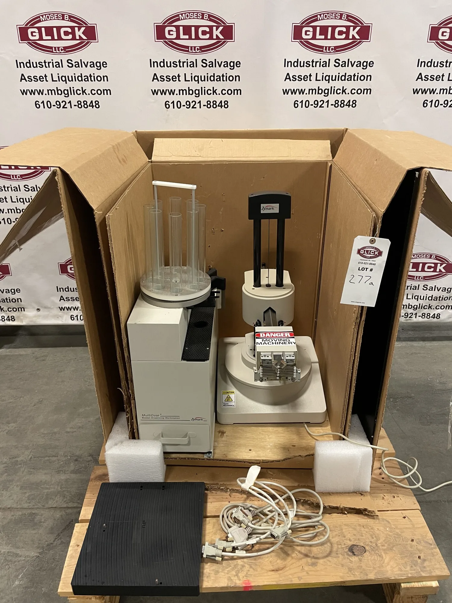 Zymark Multidose Basket Dispensing Workstation