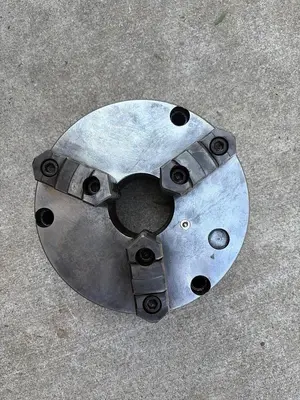 PHASE 2,  8" 3-Jaw Chuck 2" Hole Self Centering Jaws