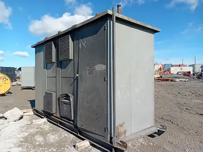 Outdoor Portable Substation w/ 1000 kVA Transformer, 4160V HV, 600Y/346V LV