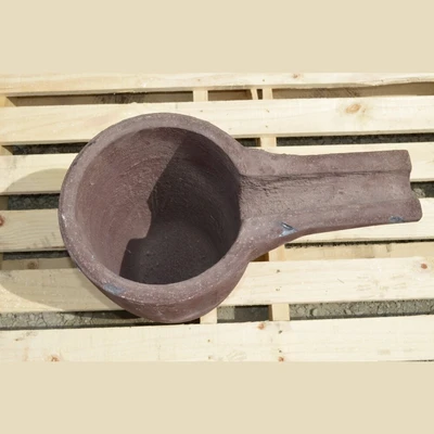 Bullion Crucible with Pour Spout