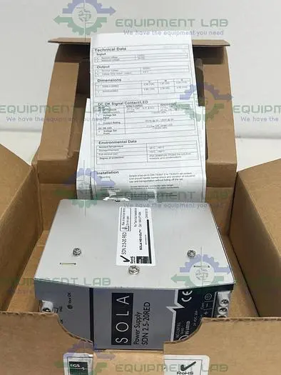 NEW SOLA HEVI- DUTY SDN 2.5-20 RED REDUNDANCY POWER SUPPLY MODULE,24VDC