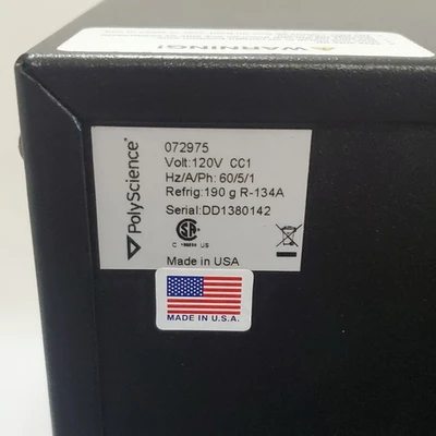 Used PolyScience 072975 Chillers Indiana US | J&J Industrial Supply #1259683