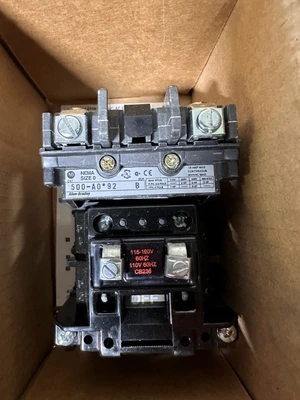 ALLEN BRADLEY 500-A0-92 SIZE #0 MOTOR STARTER