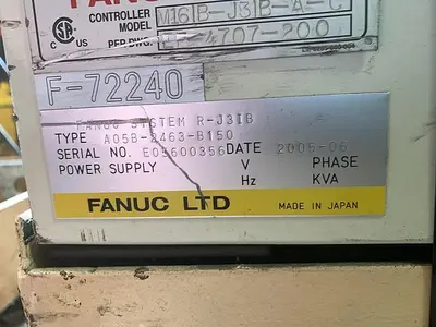 Used FANUC M16IB/20 6 AXIS CNC ROBOT WITH FANUC RJ3IB CONTROLLER Robots | Harbor Machinery Inc. #1283327
