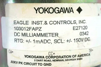 NEW YOKOGAWA 103012FAPZ PANELMETER