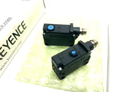 New | in-Stock KEYENCE Square Transmissive Thrubeam Sensor Set, M8 Connector Type Photoelectric Sensors Michigan US | Maverick Industrial Sales #1397620