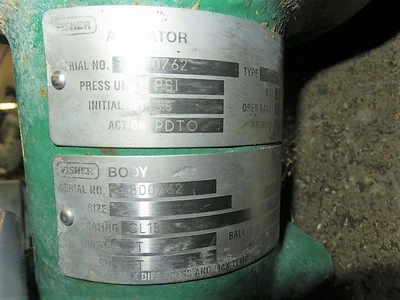 Fisher 2" V150 Control V-Ball Valve , material 316 Stainless