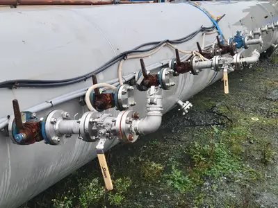 42 ft x 5 ft Dia. Stainless Steel Pellet Reactor