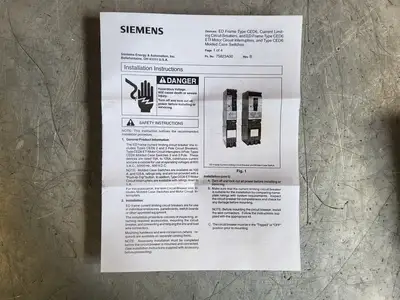 50 Amp, 3 Pole, 600 volts Circuit Breaker CED63A050