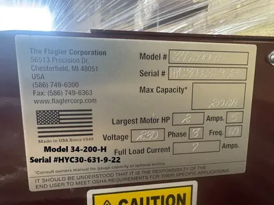 2024 FLAGLER 34-200-H Cleat Benders | THREE RIVERS MACHINERY (5)