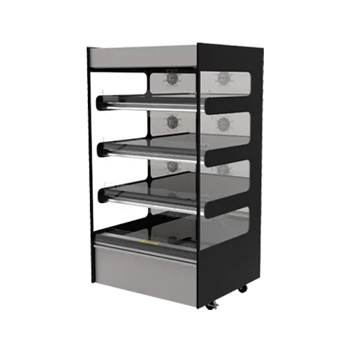 Flexeserve 38 3/5" Self Service Floor Model Heated Display Case - (4) Shelves, 208v (4T-1000)