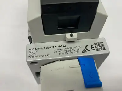 USED FESTO FILTER REGULATOR 526490 W/ DIGITAL SWITCH