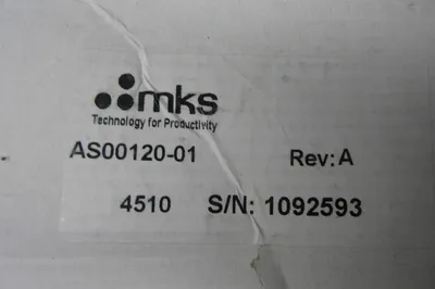 NEW MKS INSTRUMENTS AS00120-01 INPUT/OUTPUT MODULE AS0012001