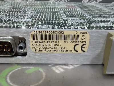 Fisher Rosemount CL6824X1-A2 Provox Smart Device Analog Input Card Rev. H Used