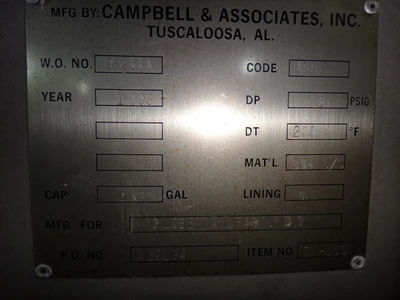 433 Gallon 304 Stainless Vertical Tanks
