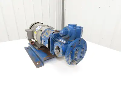 Gorman Rupp GHC1 1/2GF3-B0003 Positive Displacement Gear Pump 1.5"NPT 23GPM 3Hp