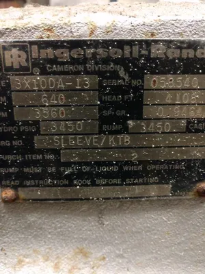 USED INGERSOLL RAND 3X10DA-13