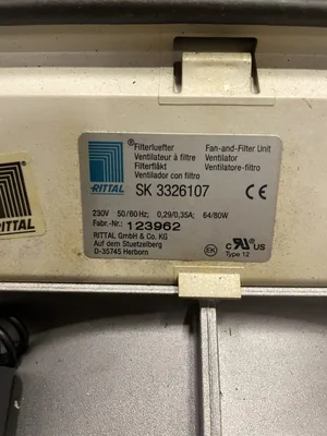 Rittal SK 3326107 Filter Fan Ventilator 230V 323mm x 323mm 560m3/h