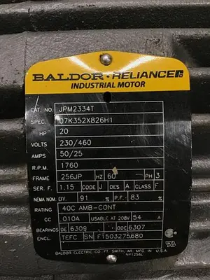 USED BALDOR JPM2334T