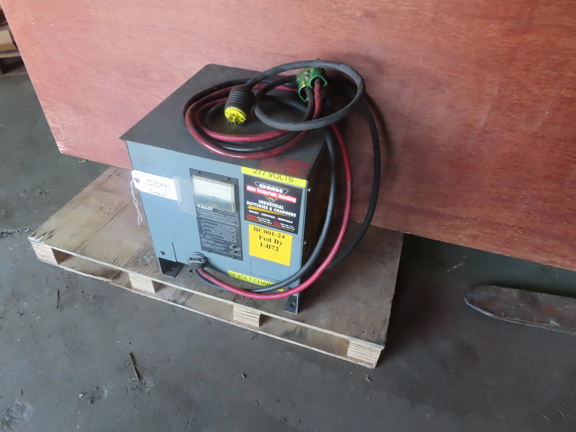 Hobart Forklift Charger, 24V, Single Phase