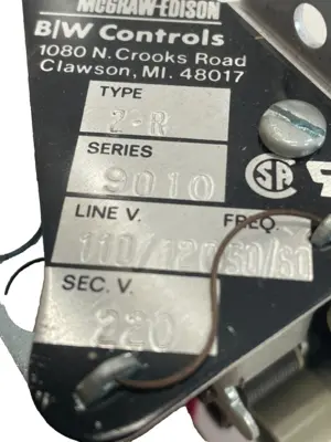 NEW B/W CONTROLS 2-R 9010 110/120 50/60