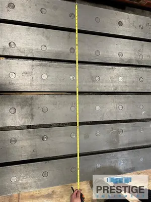 52" x 388" x 34" T-Slotted Planer Table