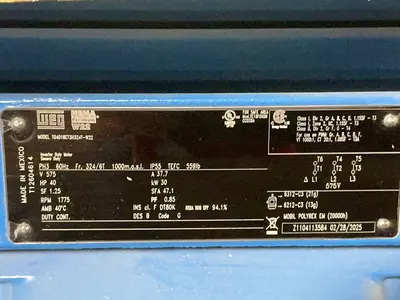 Used 2025 WEG T04018ET3H324TW22 Motors (misc) Ohio US | HGR 24 #1404519