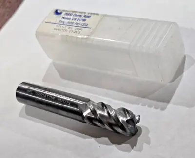 California Tool Variator Carbide Square End Mill 4FL 1/2" x 1" x 3" .095R