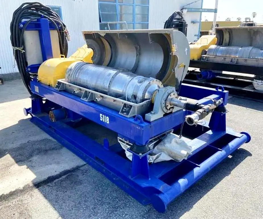 Centrisys CS 18-3 decanter centrifuge, 316SS.