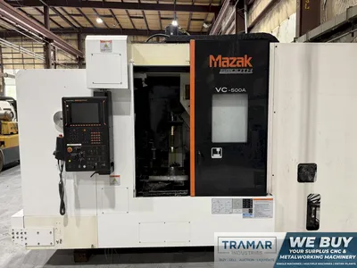 Used 2018 MAZAK VC-500A 2PC Vertical Machining Centers Michigan US | Tramar Industries #1183750