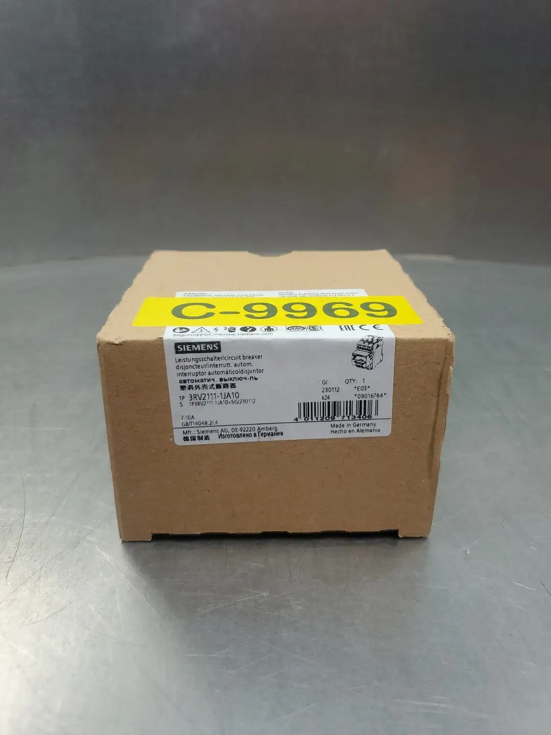 USED Siemens 3RV2111-1JA10
