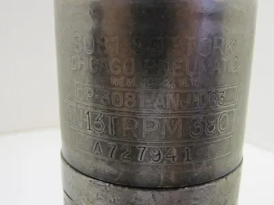Chicago Pneumatic 3081 Softork CP-3081-ANJ-D83 CAN-13T 380rpm 1/2" Angle Wrench