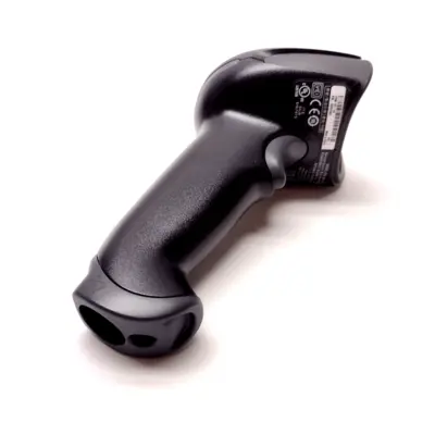 USED KEYENCE REV. P HANDHELD CODE READER, STANDARD WIRED CONNECTION, RED LED