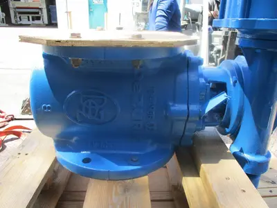 6" Dezurik, Eccentric Plug Valve, w/ Actuator, New